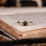 Bezel-Set-Pear-Cut-Natural-Blue-Sapphire-Lab-Grown-Diamond-Accents-The-Lyra-Rustic-And-Main