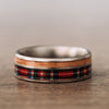 Celtic-Stewart-Royal-Mens-Titanium-Wedding-Band-Whiskey-Barrel-Tartan-Rustic-and-Main