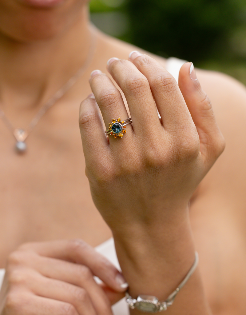 Citrine Crown Contour Band