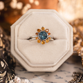The Cosset & Fable London Blue Topaz Bridal Set