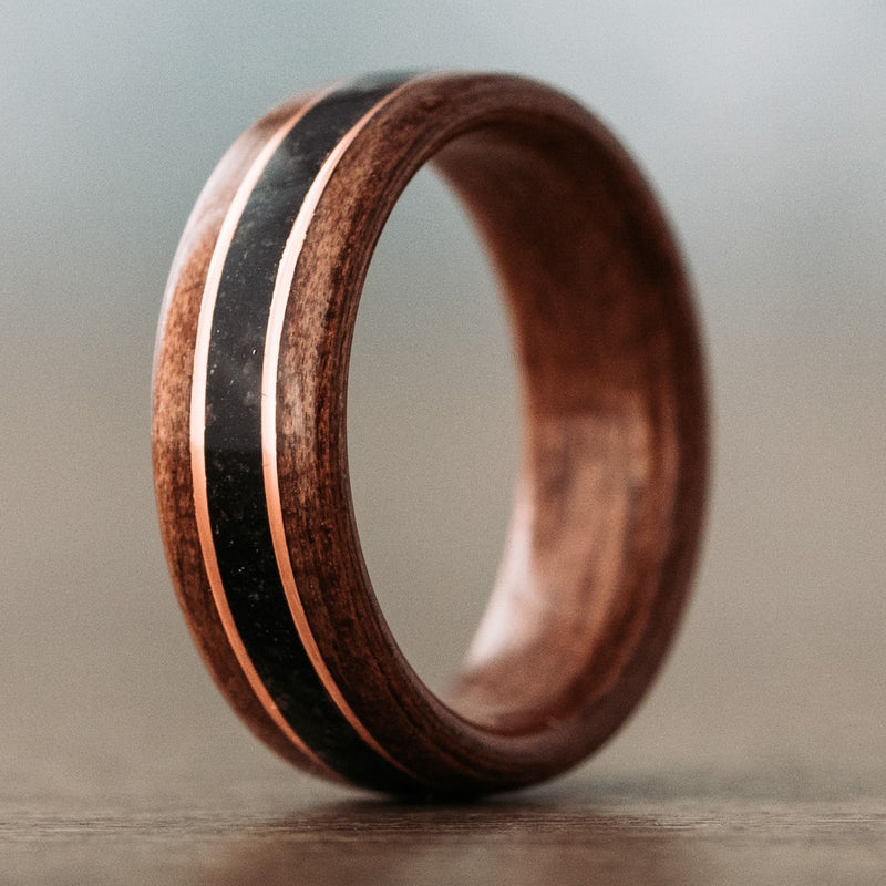 Custom-Antique-Walnut-Wood-Crushed-Glass-Dual-Copper-Inlays