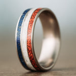 Custom-Titanium-Ring-Elk-Antler-Lapis-Lazuli-Fire-Opal