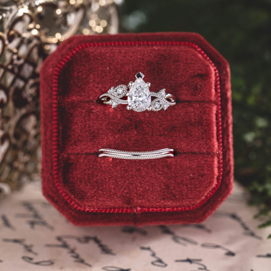 Custom Vintage Inspired Larkwood White Gold