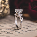 Custom Vintage Inspired Larkwood White Gold