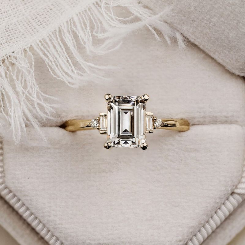 Emerald-Cut-Lab-Diamond-Engagement-Ring-Diamond-Accents-The-Isabella-Rustic-And-Main