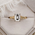 Emerald-Cut-Lab-Diamond-Engagement-Ring-Split-Shank-The-Rosalie-Rustic-And-Main