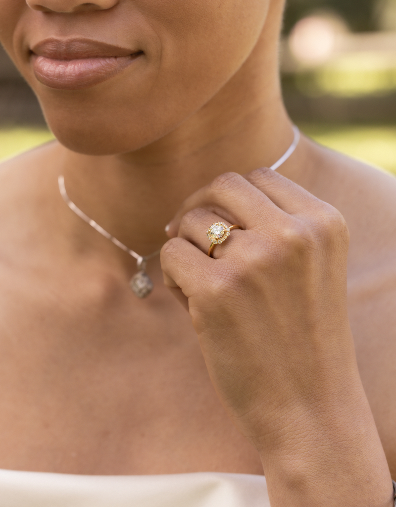 Round Diamond Halo