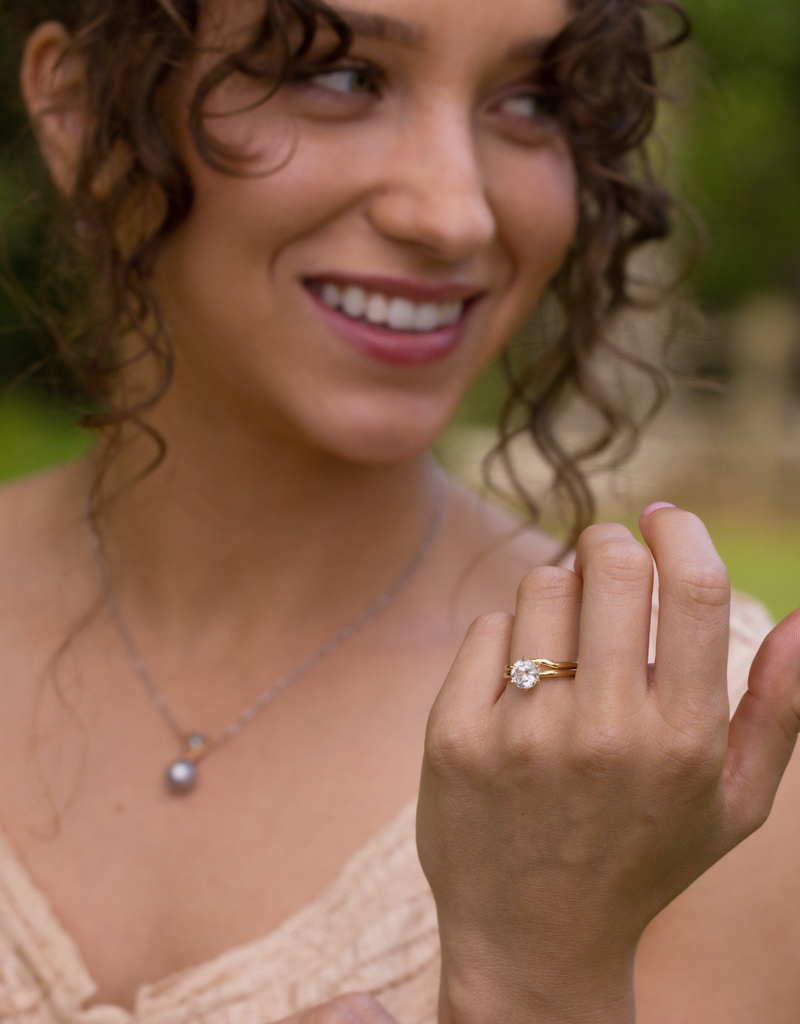 Round Diamond Solitaire