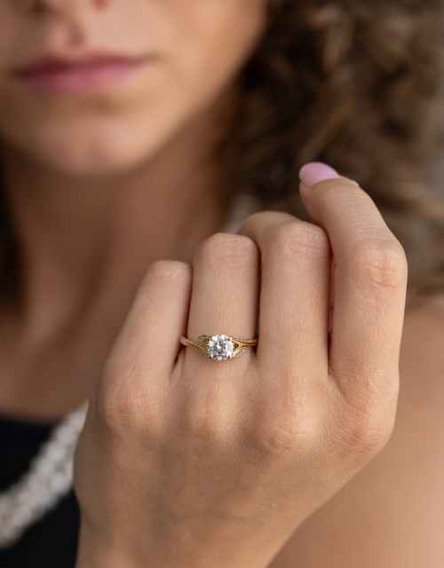 Lab-Grown Diamond & Milgrain — The Same Fire, an Ethical Origin