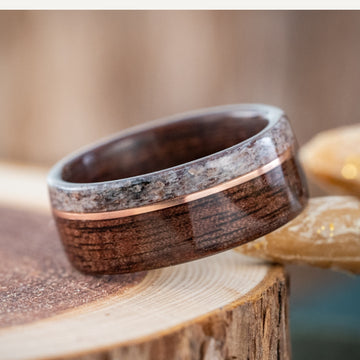 Edge Inlay Custom Wood Ring