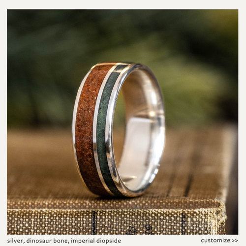 Custom Titanium And Gold Rings – Rustic And Main