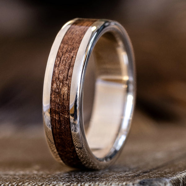 ::Shown in 14K White Gold | 6mm Wide. Actual product is 10K Yellow Gold | 8mm.