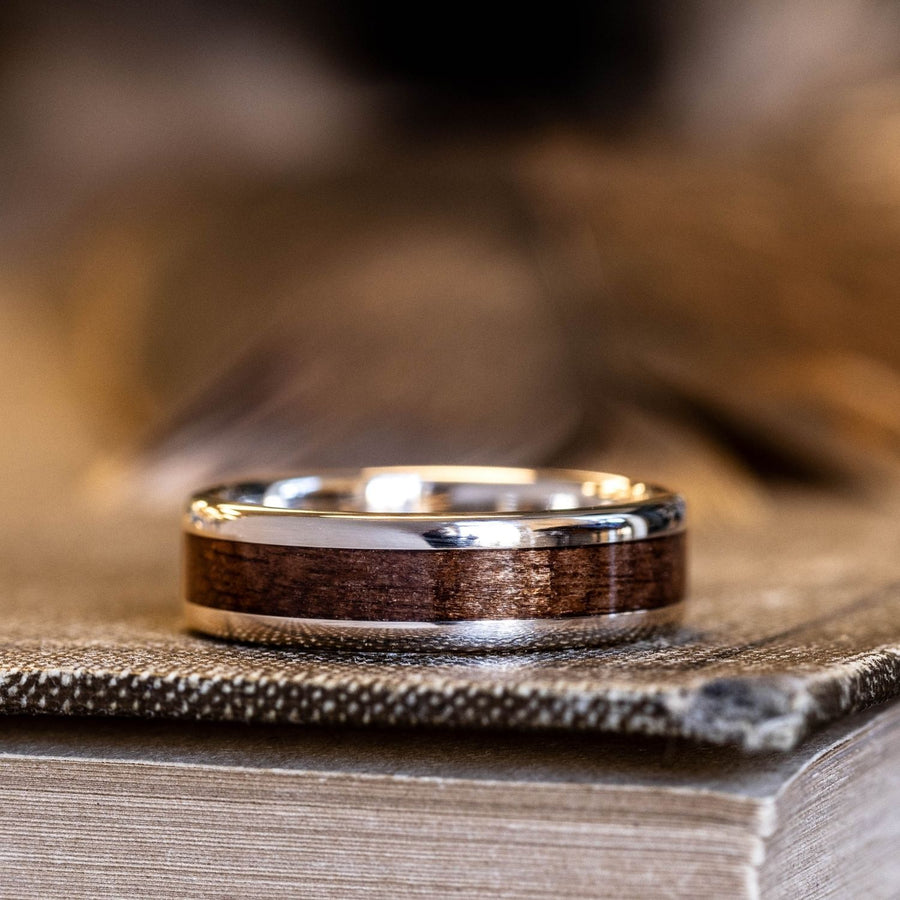 ::Shown in 14K White Gold | 6mm Wide. Actual product is 10K Yellow Gold | 8mm.