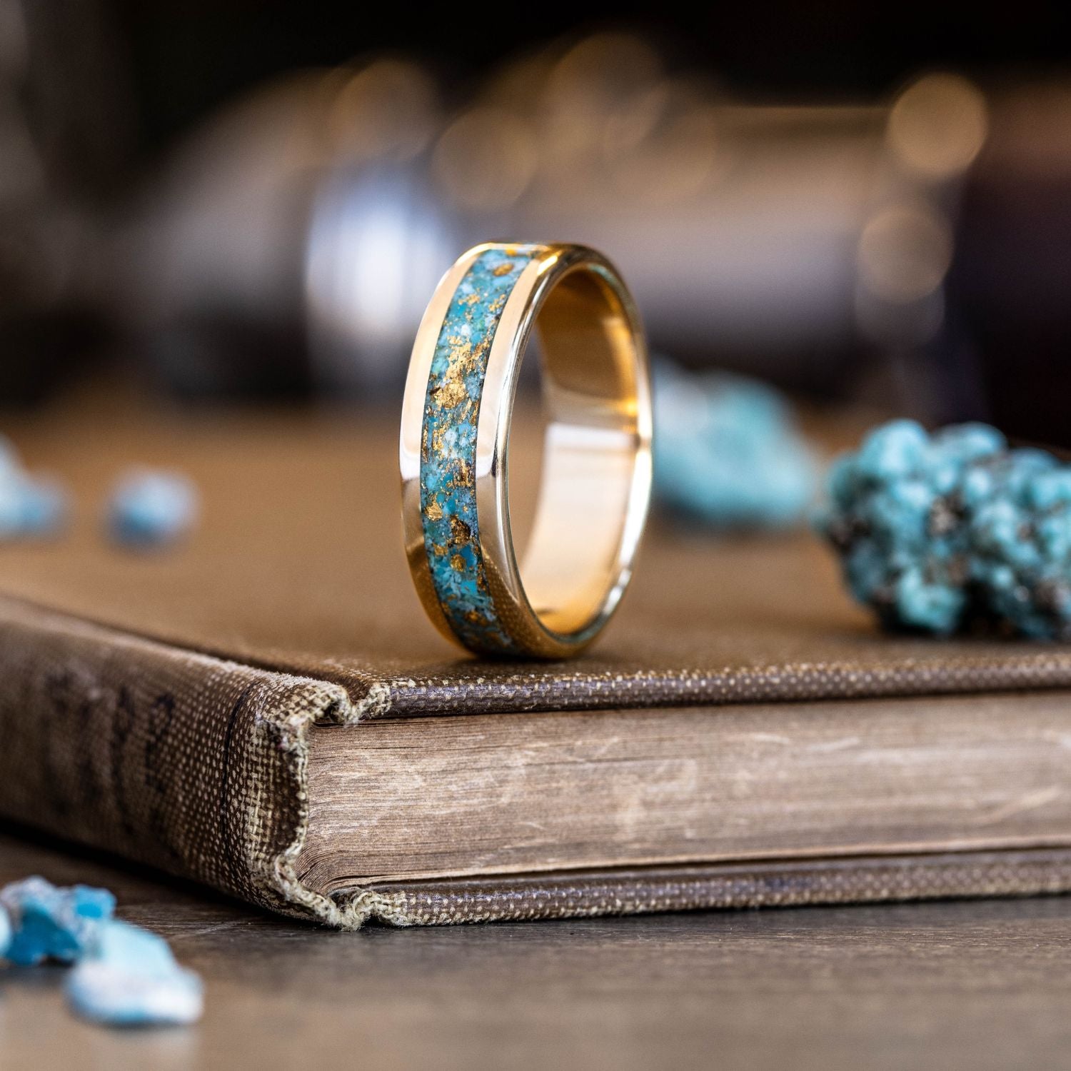 Sultan Ring with turquoise