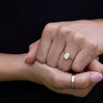 Nature-Inspired-Lab-Grown-Emerald-Cut-Diamond-Engagement-Ring-Four-Prong-The-Lily-Rustic-And-Main