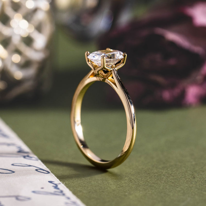 Nature-Inspired-Lab-Grown-Oval-Diamond-Engagement-Ring-Four-Prong-The-Lily-Rustic-And-Main
