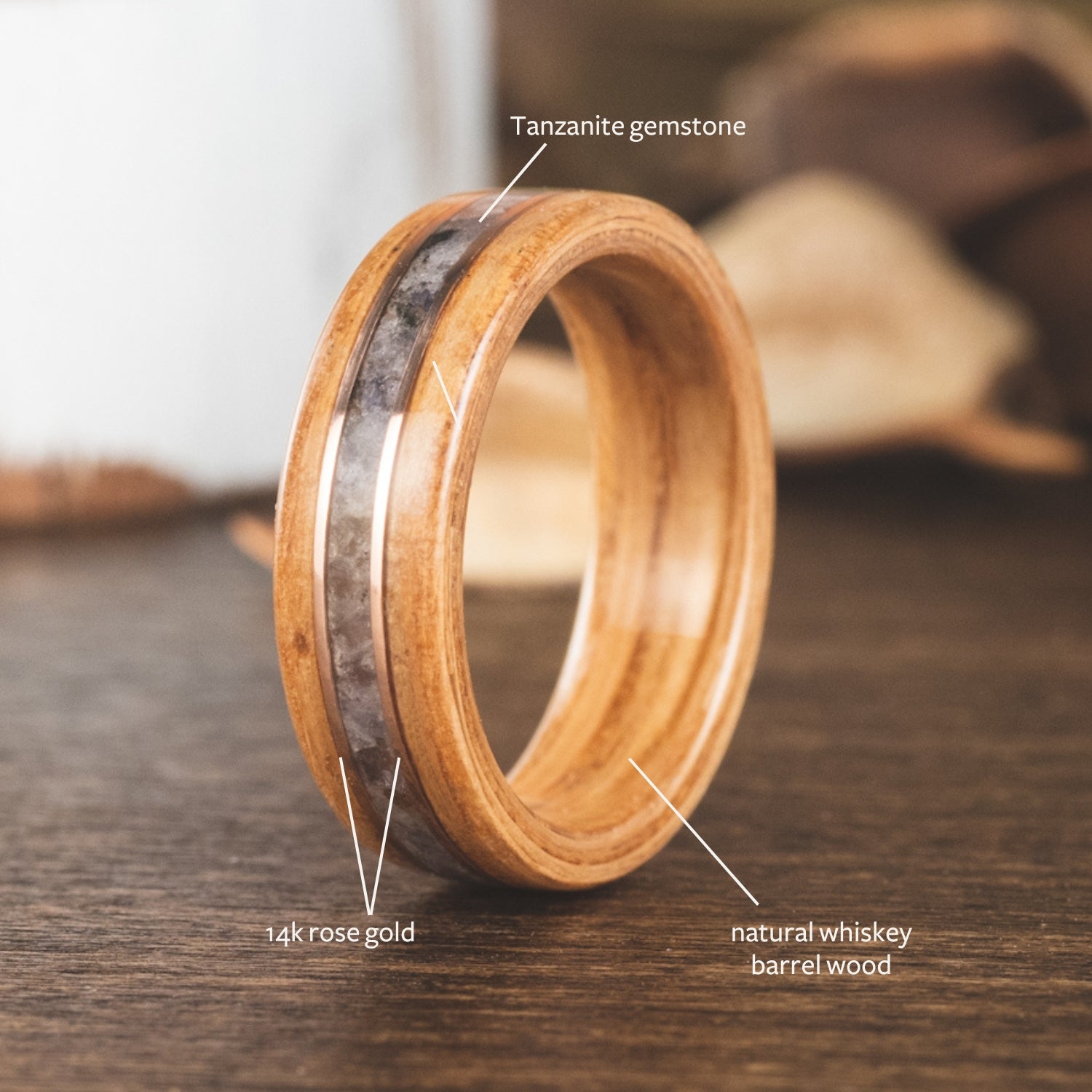 Design a Custom Wood Ring with 3 Inlays Rustic Main Rustic and Main