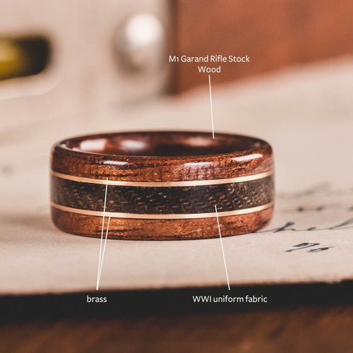 Design a Custom Wood Ring with 3 Inlays | Rustic & Main – Rustic and Main