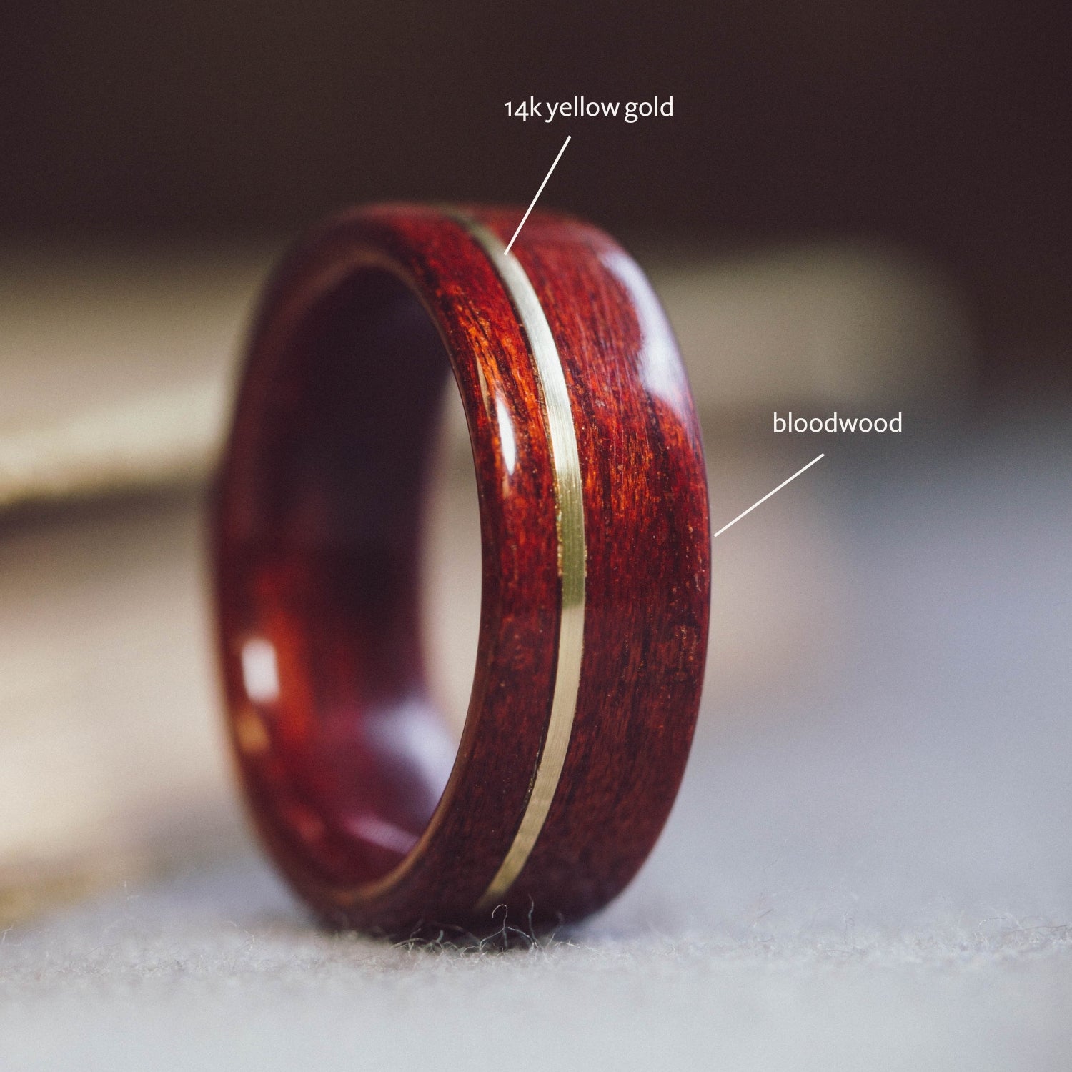 Custom wooden wedding rings online