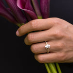 Oval-Lab-Diamond-Engagement-Ring-Pave-Band-The-Chloe-Rustic-And-Main