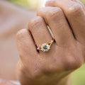 Round-Diamond-Solitaire-Engagement-Ring-Art-Nouveau-Inspired-Split-Shank-Setting-The-Selwyn-Rustic-And-Main