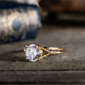 Round-Diamond-Solitaire-Engagement-Ring-Art-Nouveau-Inspired-Split-Shank-Setting-The-Selwyn-Rustic-And-Main