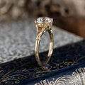 Round-Diamond-Solitaire-Engagement-Ring-Art-Nouveau-Inspired-Split-Shank-Setting-The-Selwyn-Rustic-And-Main
