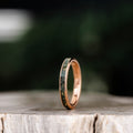 ::Shown in 10K Rose Gold | 3mm Wide. Actual product is 10K Yellow Gold, 4mm wide
