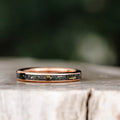 ::Shown in 10K Rose Gold | 3mm Wide. Actual product is 10K Yellow Gold, 4mm wide