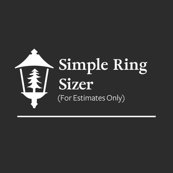 Simple Ring Sizer (For Estimates Only)