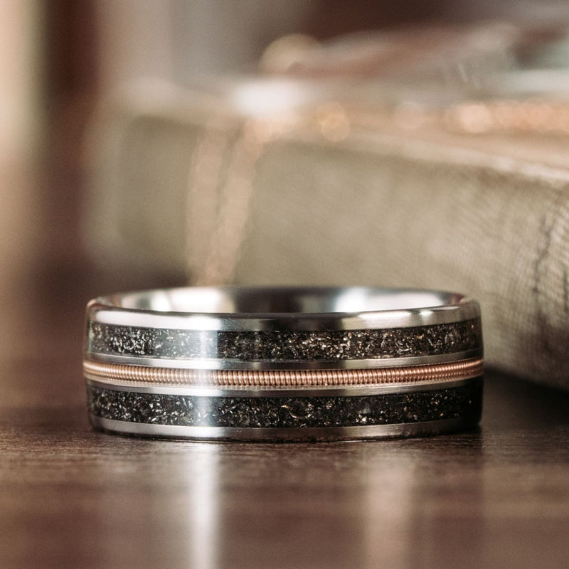 Pure sale meteorite ring