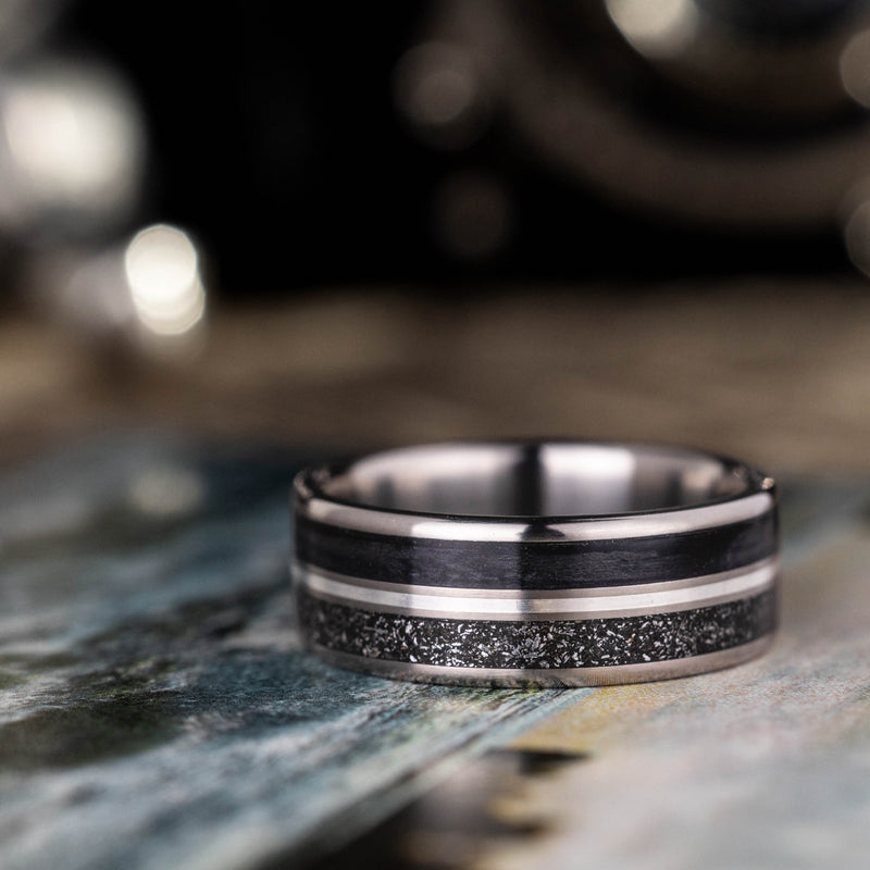 The-Alchemist-Mens-Titanium-Wedding-Band-Meteorite-Whiskey-Barrel-Wood_1