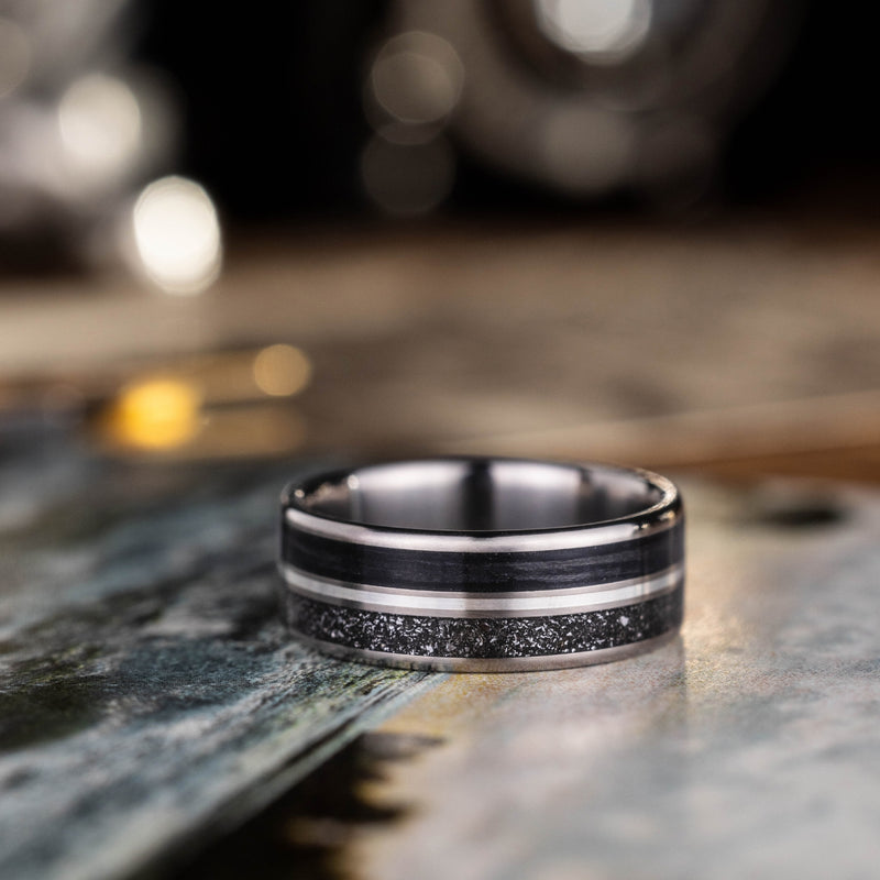 The-Alchemist-Mens-Titanium-Wedding-Band-Meteorite-Whiskey-Barrel-Wood_1