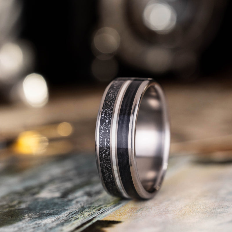 The-Alchemist-Mens-Titanium-Wedding-Band-Meteorite-Whiskey-Barrel-Wood_1