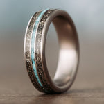 The-Black-Sky-Mens-Titanium-Wedding-Band-Meteorite-Turquoise-Rustic-and-Main