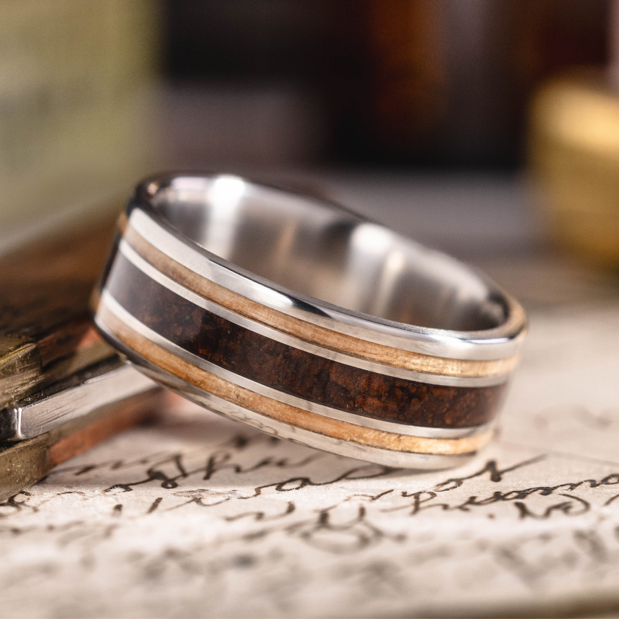 ::Shown in 8mm Wide | Titanium