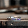 The Cassatt | Women's Lavender and Titanium Floral Ring