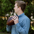 (In-Stock) The Frontiersman | Men's Titanium Wedding Band with Whiskey Barrel & Elk Antler - Size 10.75 | 8mm Wide