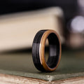 The-Highball-Mens-Whiskey-Barrel-Wood-Wedding-Band-Offset-Metal-Inlay_