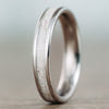 (In-Stock) The Huntress | Women's Elk Antler & Titanium Ring - Size 7 / 4mm Wide