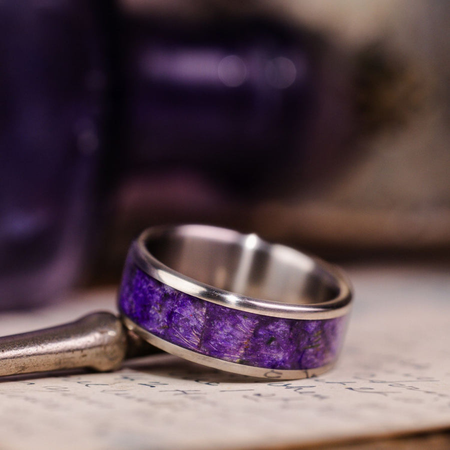 The-Impressionist-Mens-Titanium-Wedding-Band-Sea-Lavender-Wide-Channel-Rustic-And-Main