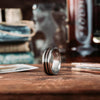(In-Stock) The Infantryman | Titanium Wedding Band with WWI Uniform Wool and Copper - Size 10.5 / 8mm