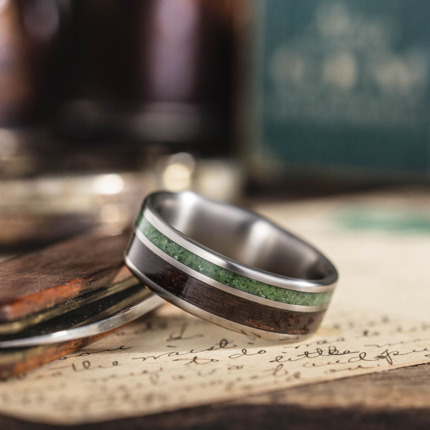 The Sage |Men's Titanium Band - Size 9.75 | 8mm Rosewood