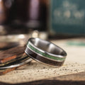 The-Sage-Mens-Titanium-Wedding-Band-Rosewood-Green-Imperial-Diopside
