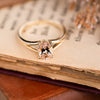 The Sedona - Natural Peach Morganite Solitaire Oval Engagement Ring