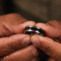 ::Shown in 8mm Wide | Titanium
