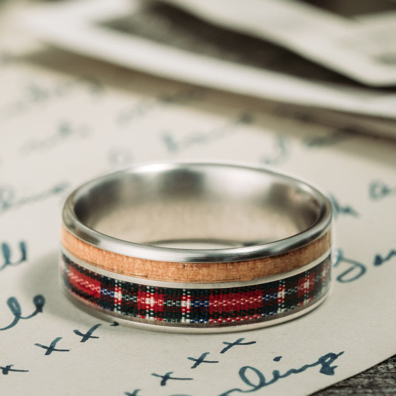 The-Stewart-royal-natural-whiskey-tartan-barrel-titanium-rustic-and-main