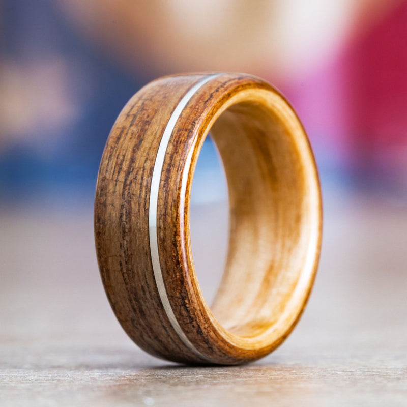 The-USS-New-Jersey-Mens-Battleship-Teak-Wood-Wedding-Band-with-Whiskey-Barrel-Liner-and-Metal-Inlay
