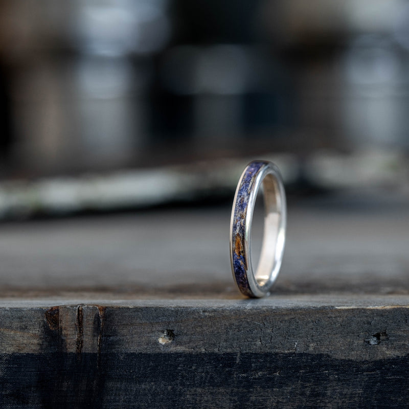 The Cassatt | Women's Lavender and Silver Floral Ring