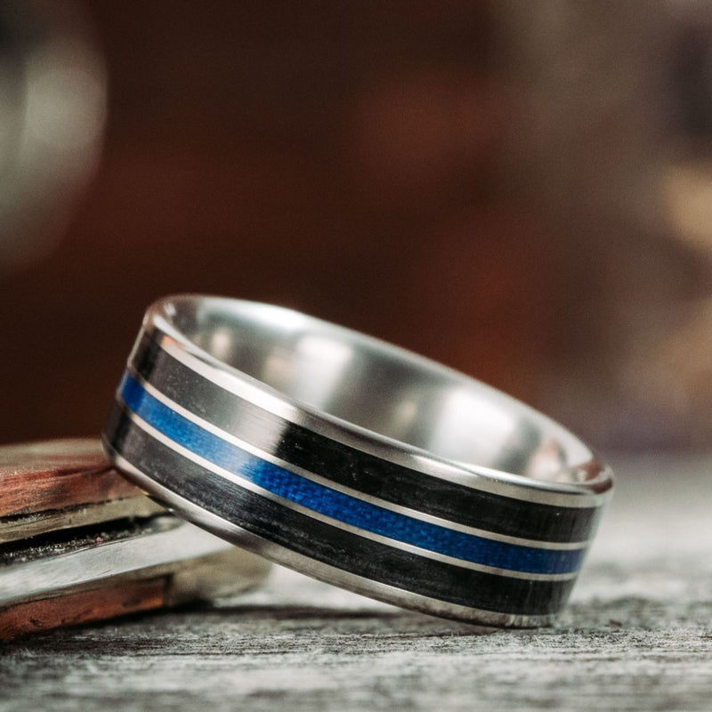 Thin Men's Wedding Band Rings | Manly Bands